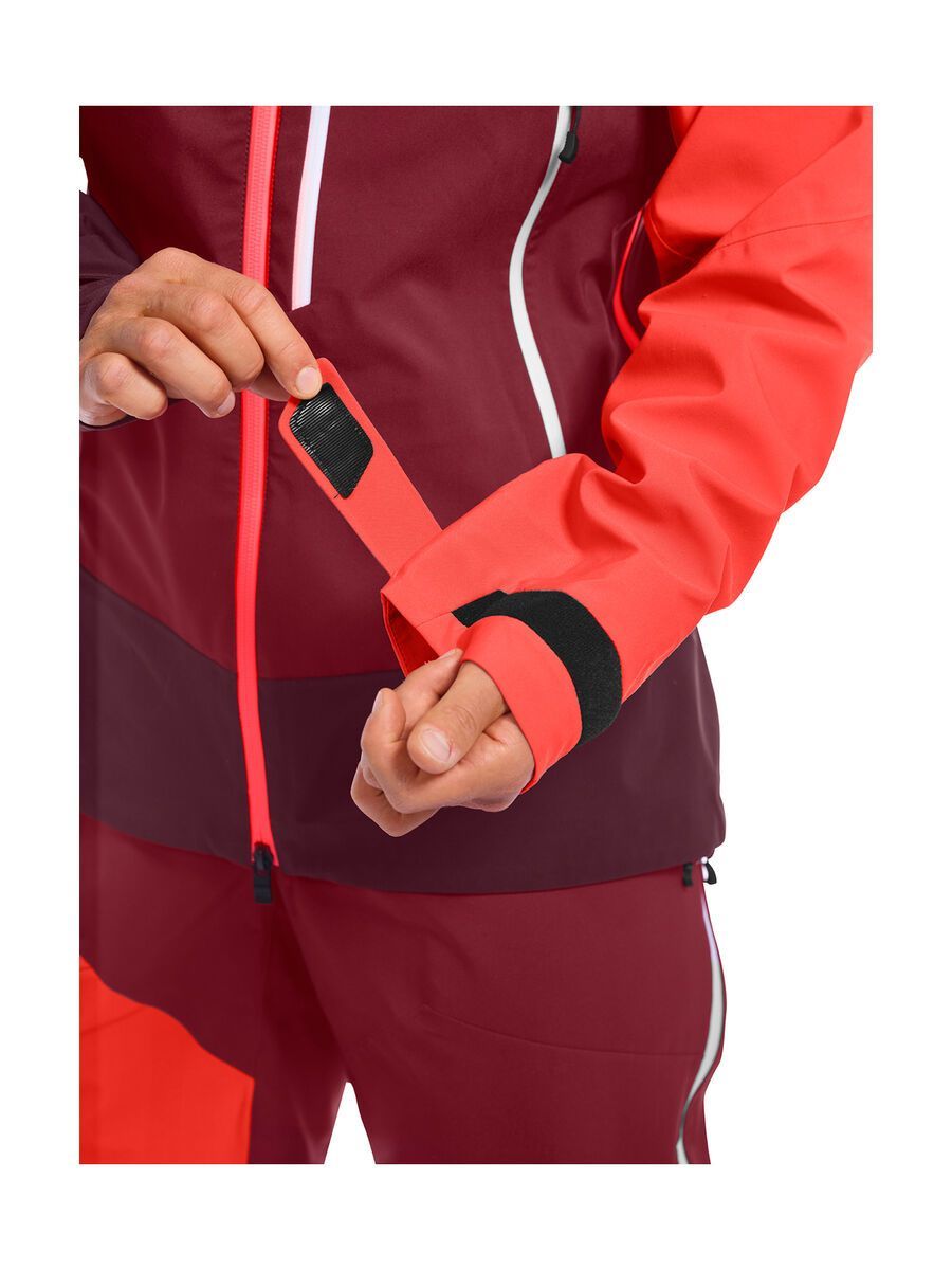 Ortovox Westalpen 3L Jacket W, dark blood - Bild 8
