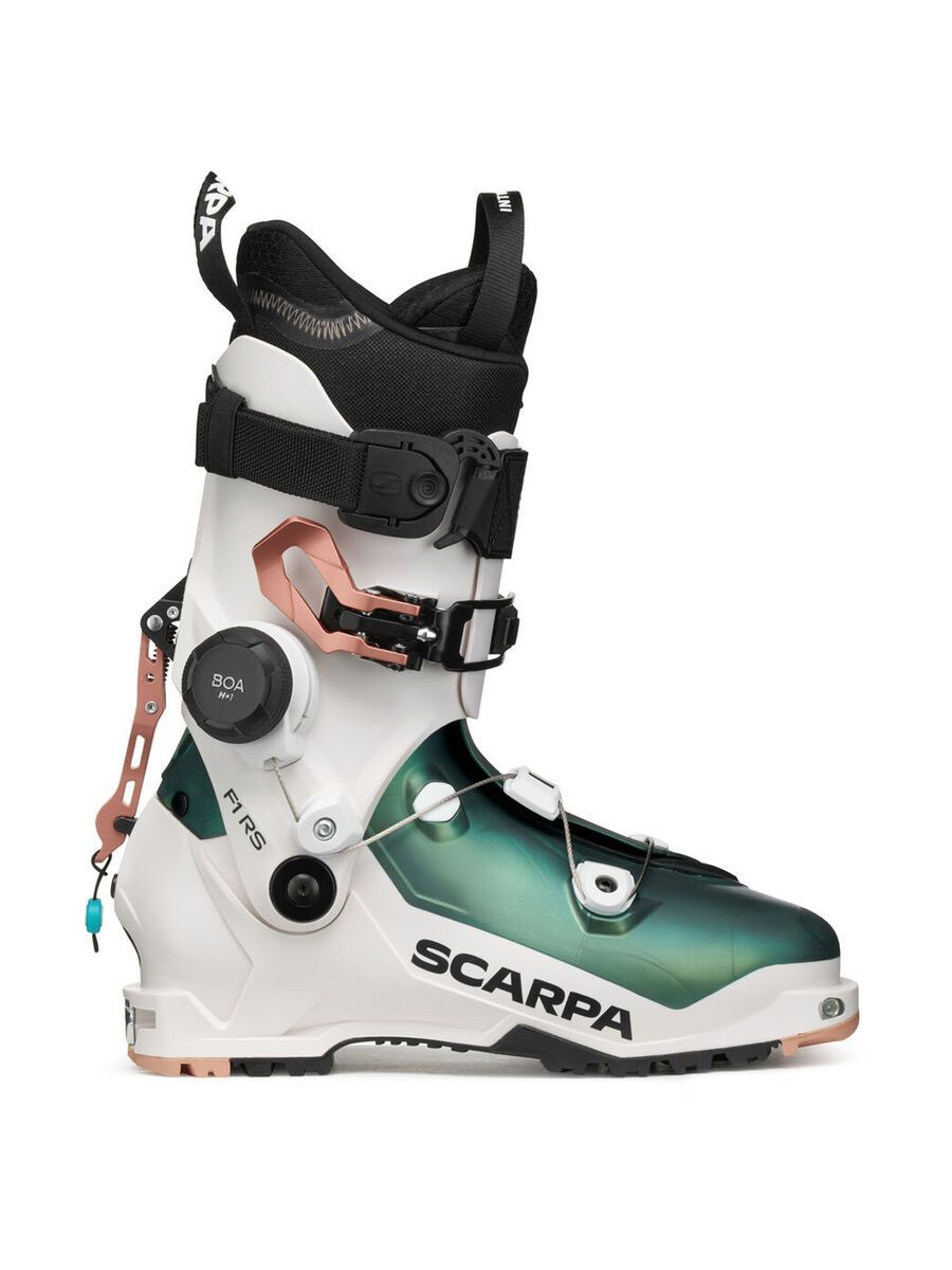 Scarpa F1 RS Woman, white/rainbow green - Bild 1