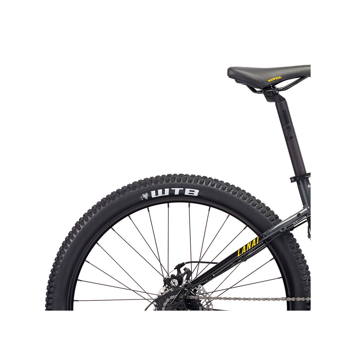 Kona Lana'I 27.5, gloss charcoal & black w/ yellow & black decal - Bild 6