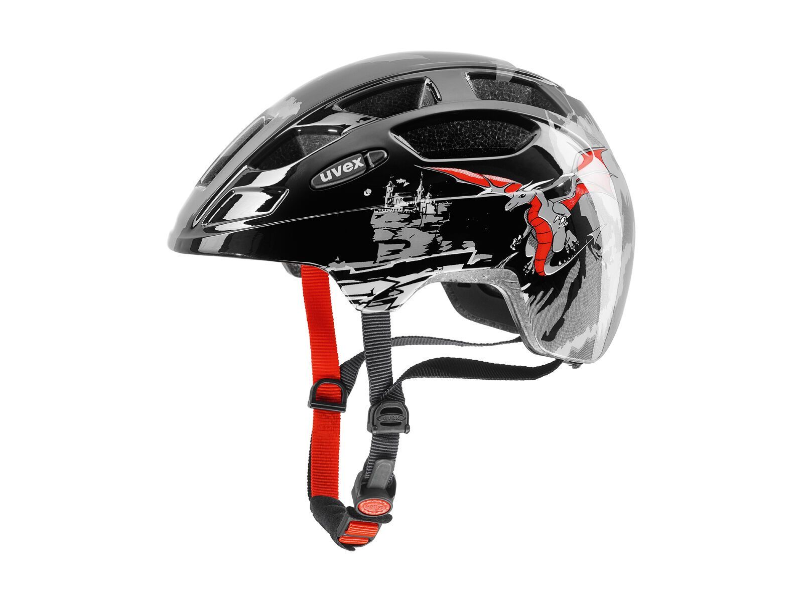uvex finale junior, dragon red black - Bild 1