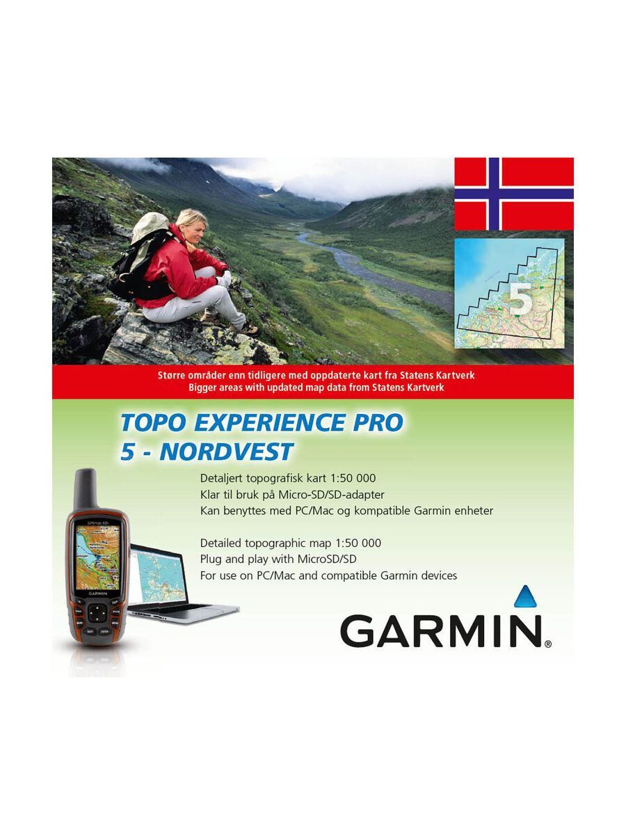 Garmin Topo Norwegen Experience 5 - Nordvest - Bild 1