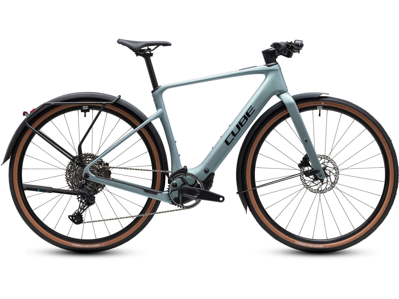 Cube Nulane Hybrid C:62 Race 400X FE, seagrey´n´black - Bild 1