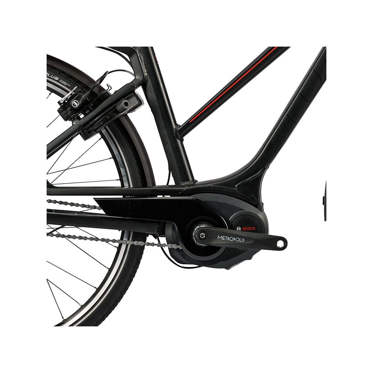 Cube Delhi Hybrid SL 500 Trapeze, glossy´n´flashred - Bild 3