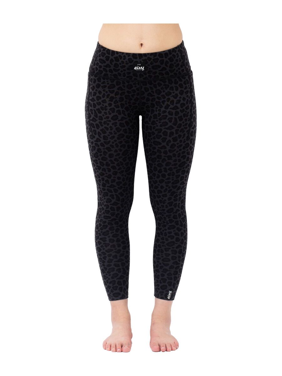 Eivy Pocket Merino Wool Tights, black leopard - Bild 3