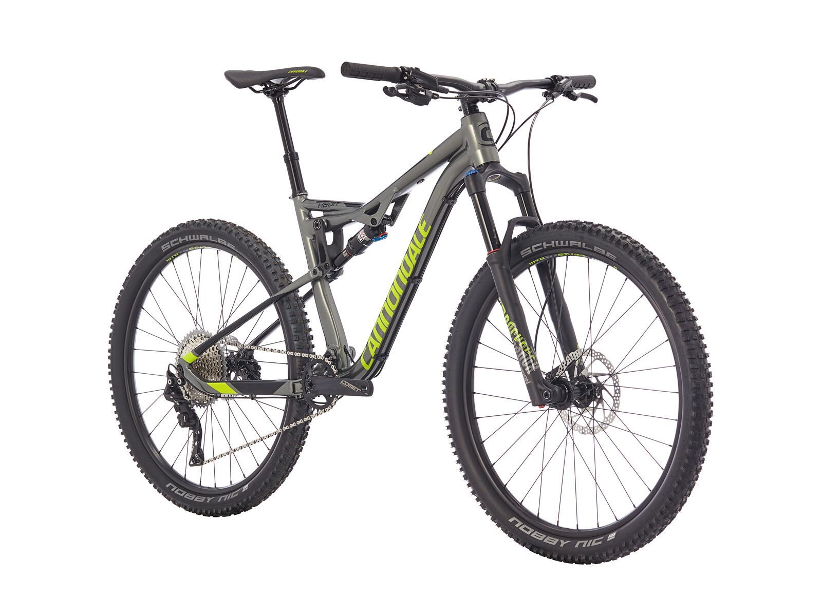 Cannondale Habit 4, charcoal gray w/acid green and jet black - gloss (GRY) - Bild 2