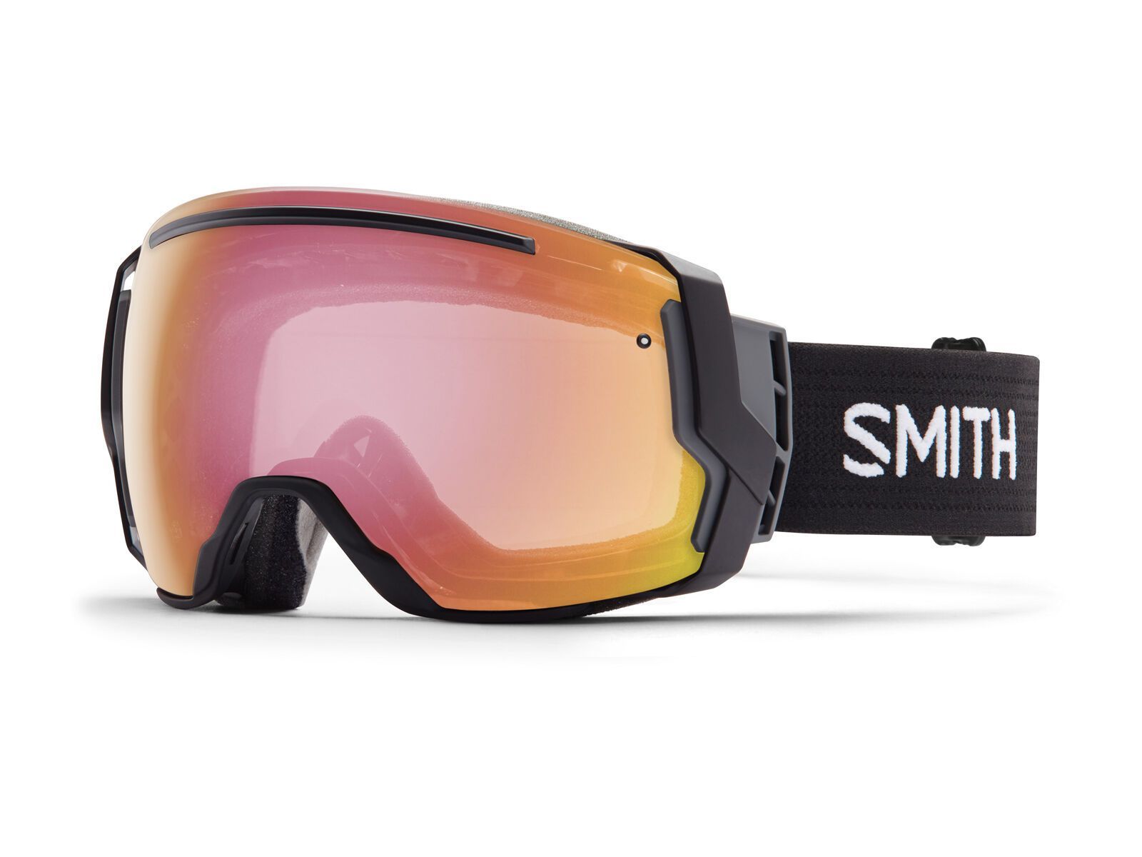 Smith I/O 7 photochromatisch inkl. Wechselscheibe, black/red sonsor mirror - Bild 1