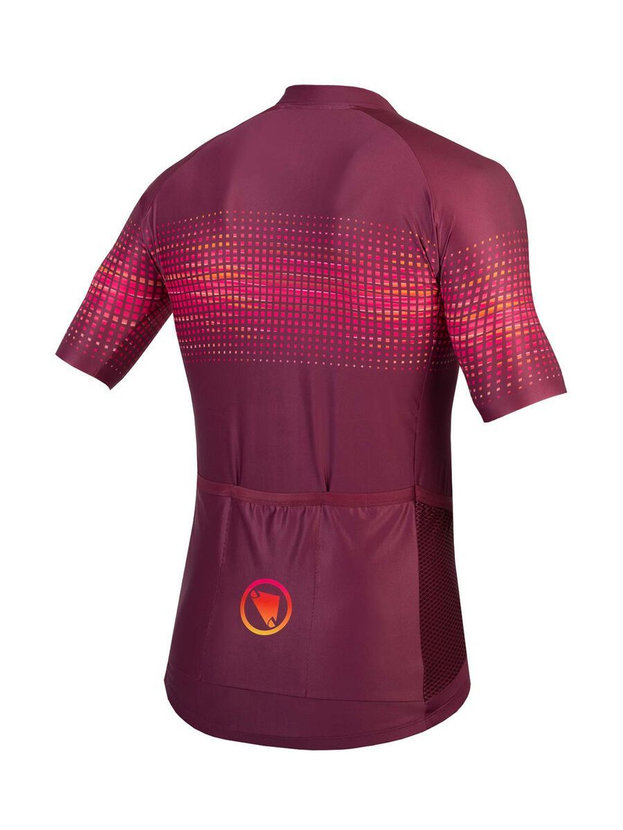 Endura PT S/S Jersey LTD Wave, maulbeere - Bild 2