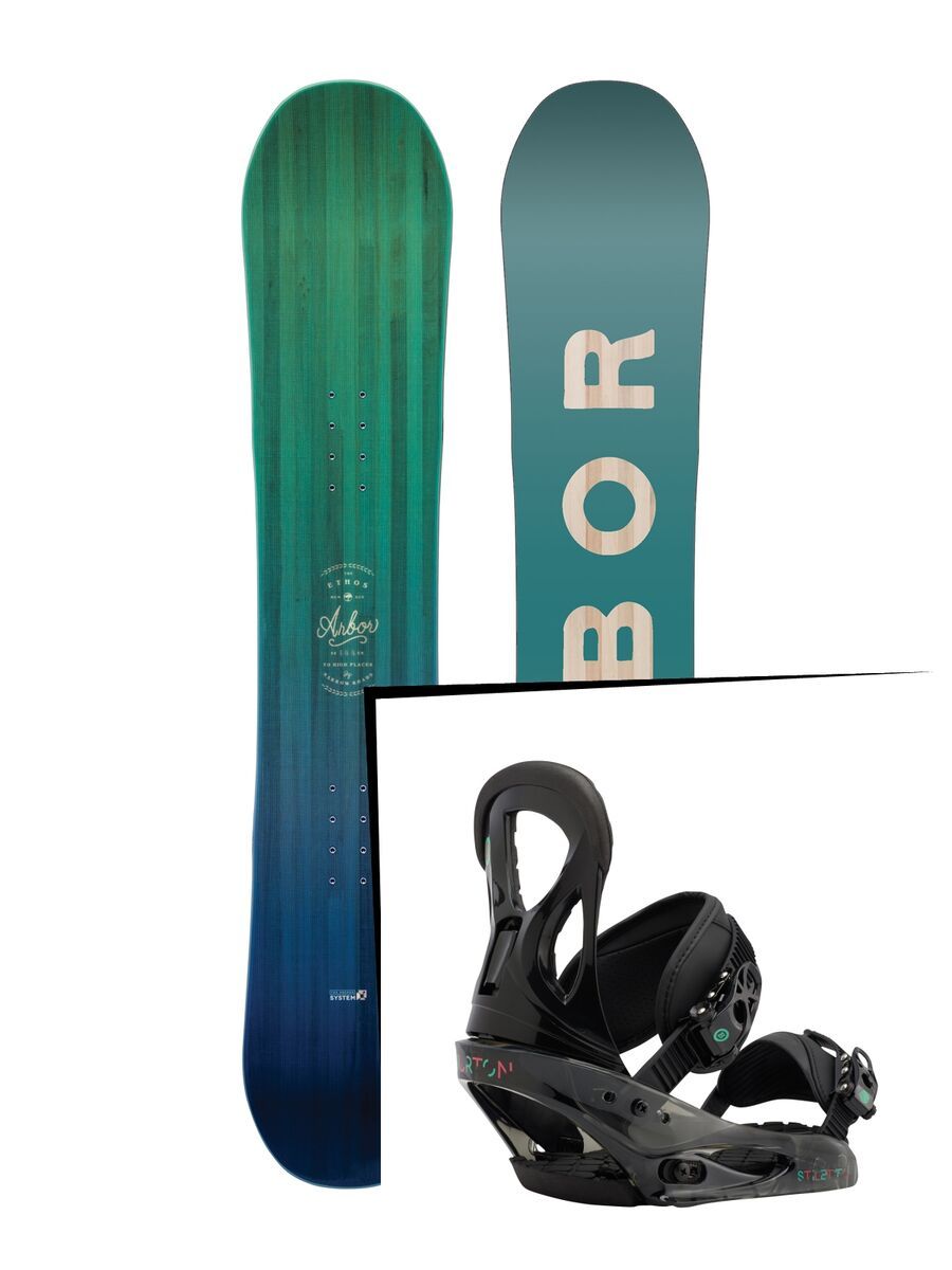 Set: Arbor Ethos 2017 + Burton Stiletto (1712930S) - Bild 1