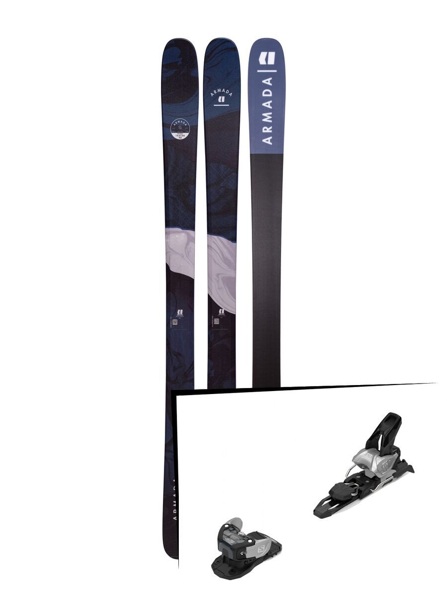 Set: Armada Tracer 98 2019 + Salomon Warden MNC 11 silver/black - Bild 1