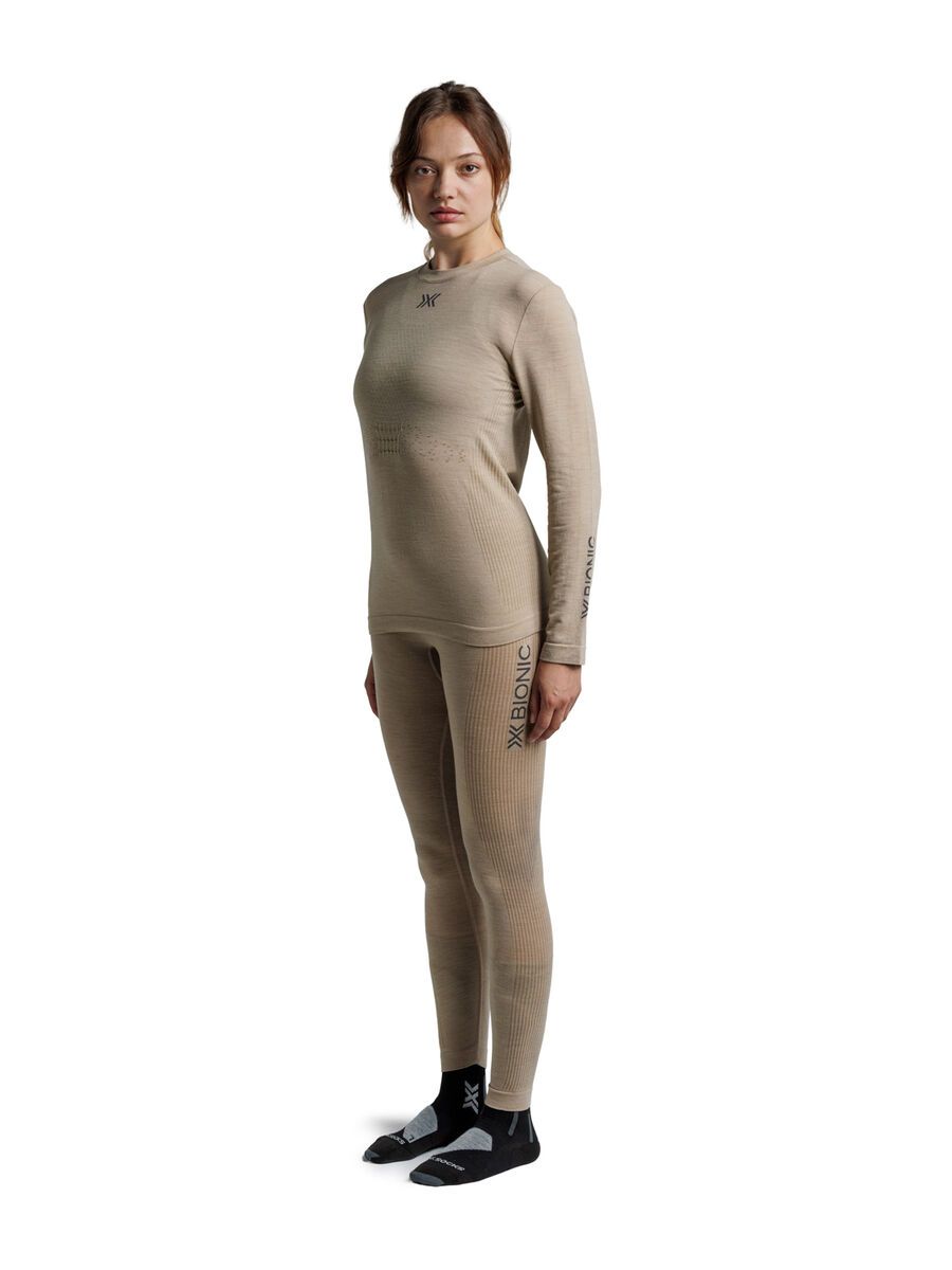 X-Bionic Mightywool Shirt LS Wmn, sand - Bild 6
