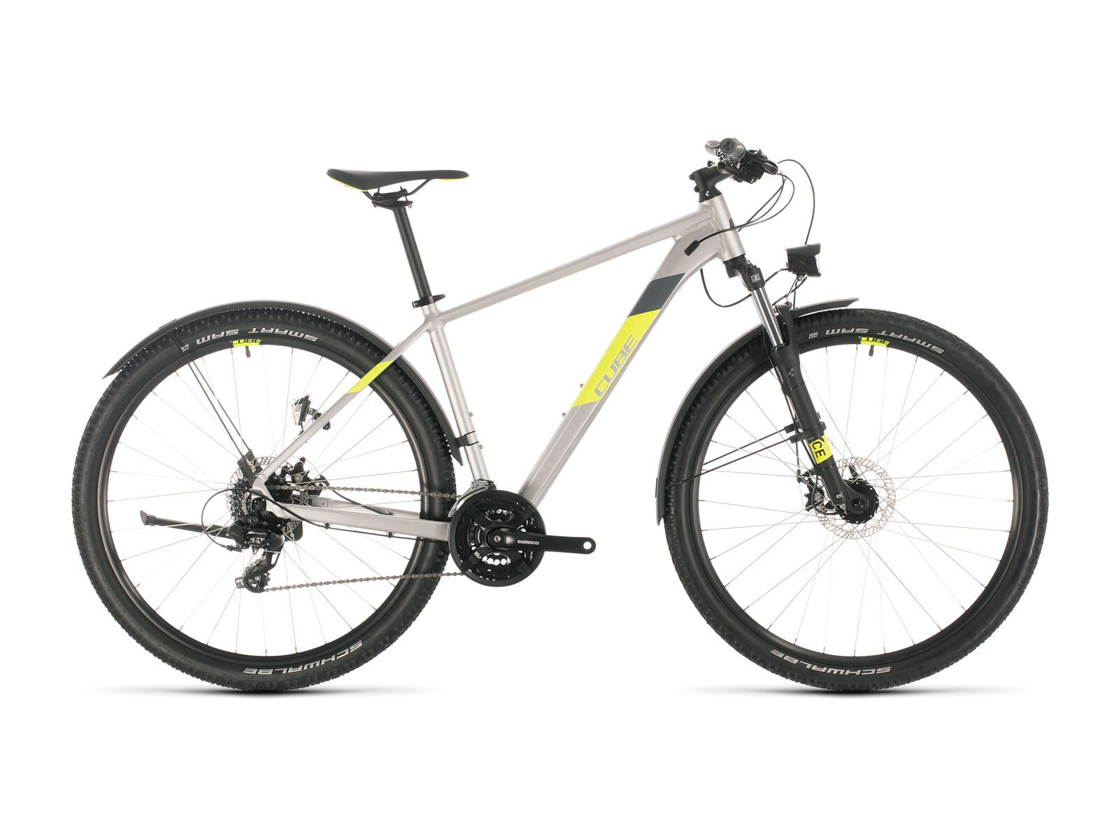 Cube Aim Allroad 27.5, silver´n´flashyellow - Bild 1