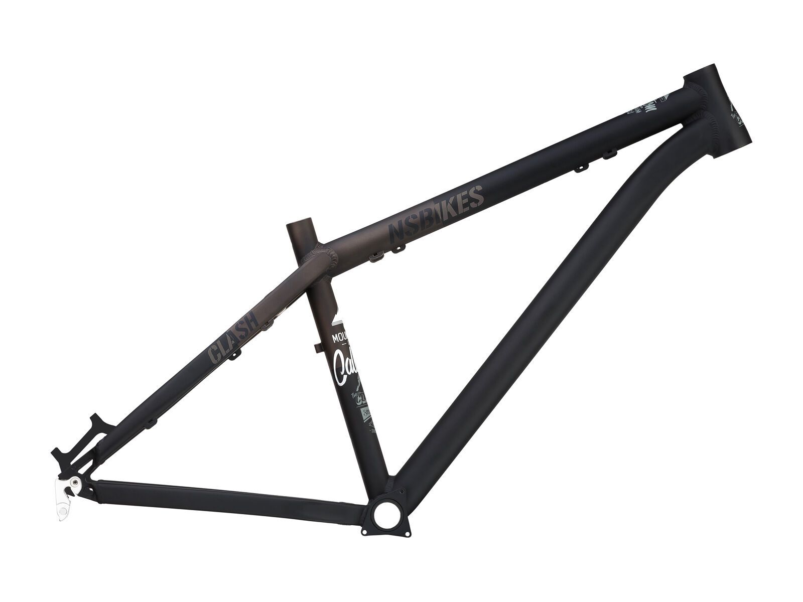 NS Bikes Clash Frame, flat black - Bild 1