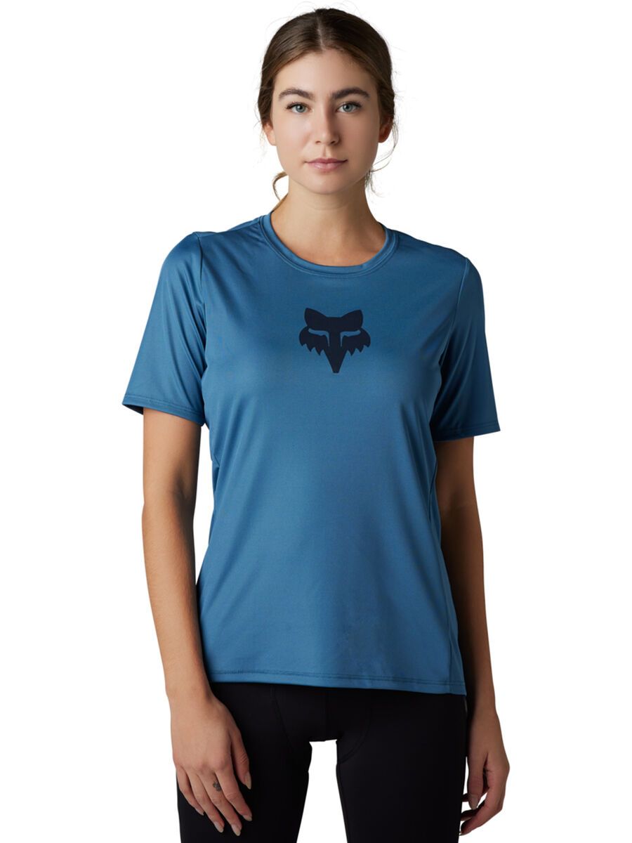 Fox Womens Ranger Fox Head Short Sleeve Jersey, dark slate - Bild 2