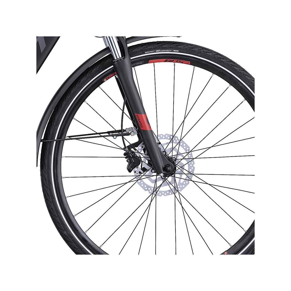 Scott E-Sub Comfort Unisex, black/red - Bild 2