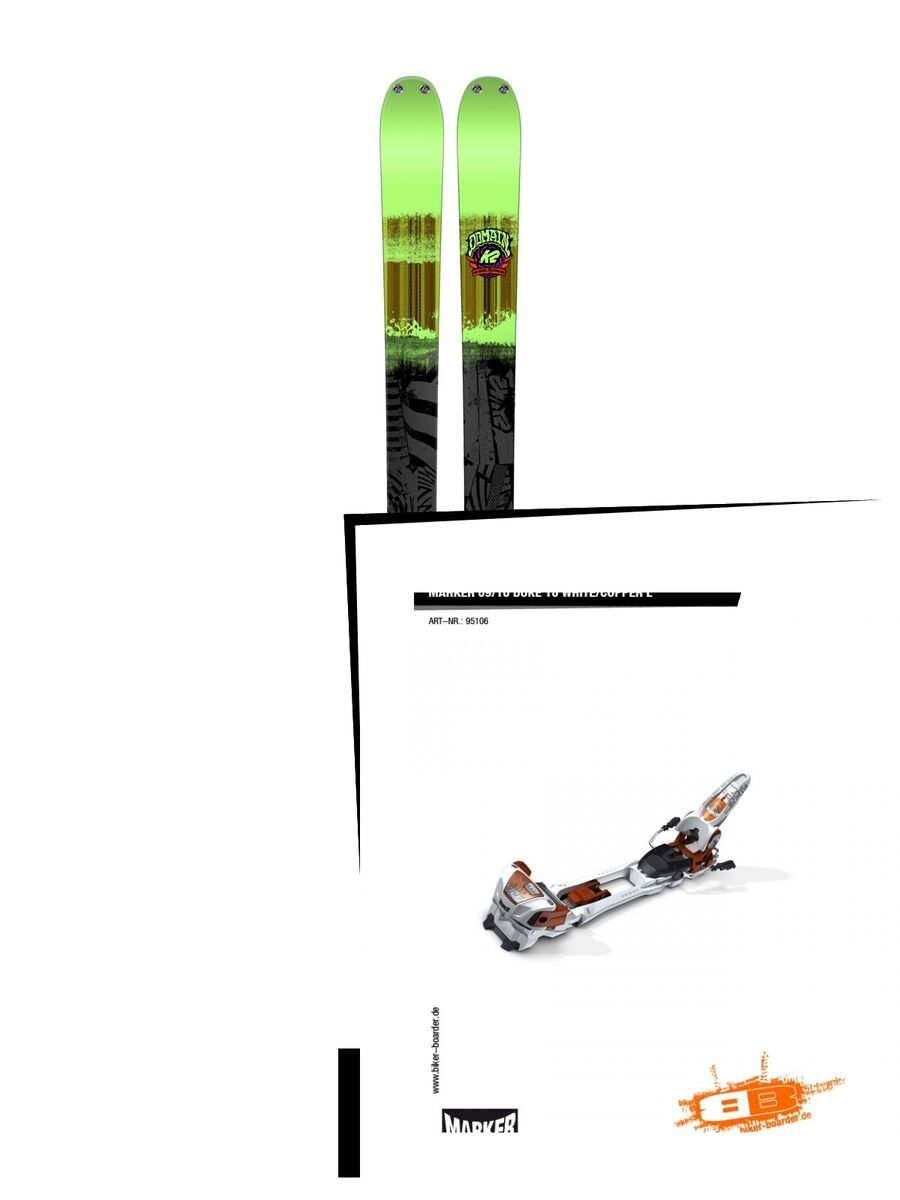 K2 SKI Set: Domain 2015 + Marker Duke 16 - Bild 1