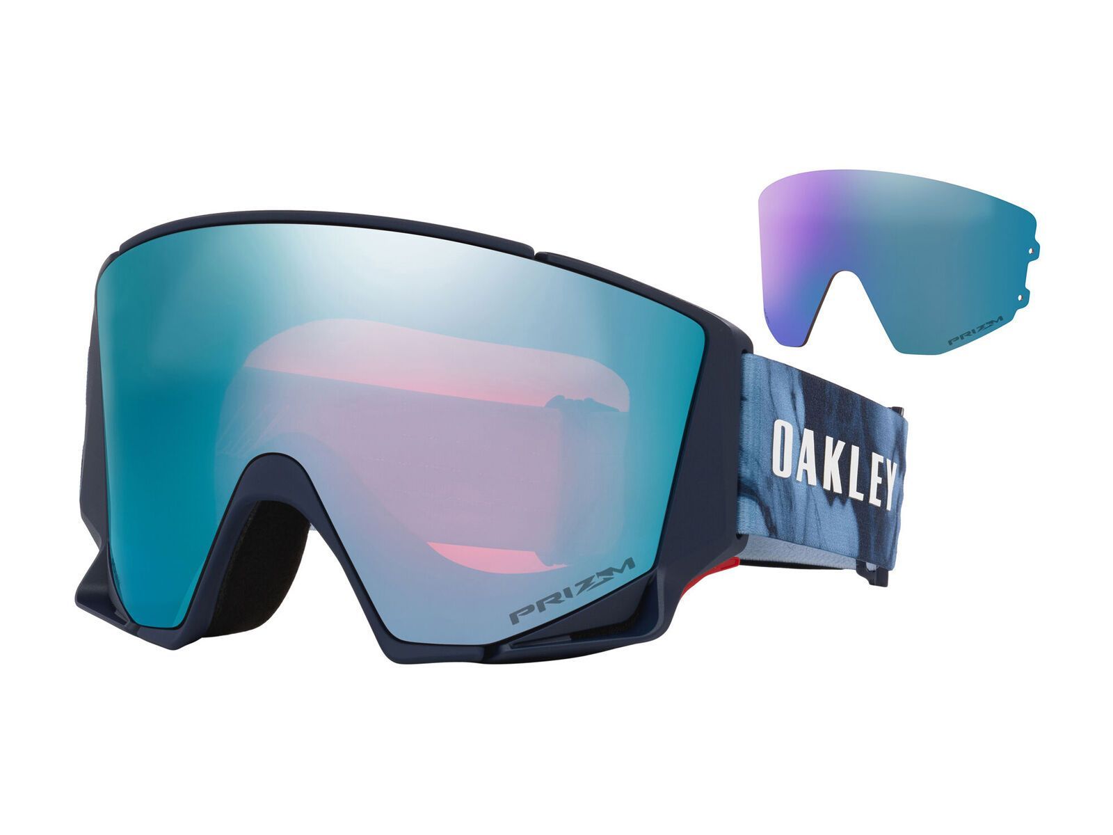 Oakley Flow Scape M Alexander Kilde Sign., Prizm Snow Sapphire Iridium & Iced - Bild 1