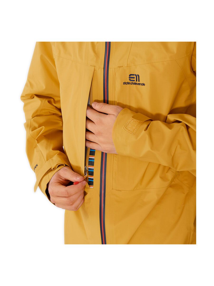 Elevenate Men's Free Tour Shell Jacket, mineral yellow - Bild 7