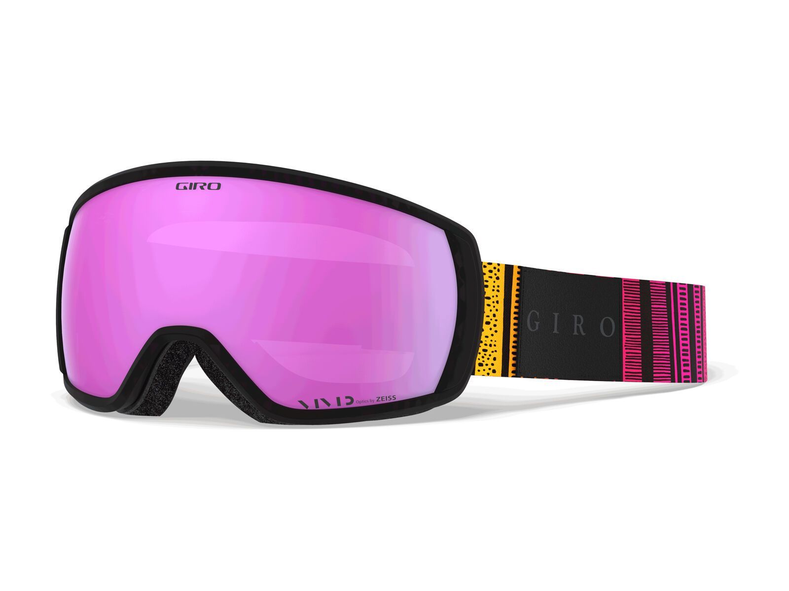Giro Facet, pink yellow lines/Lens: vivid pink - Bild 1
