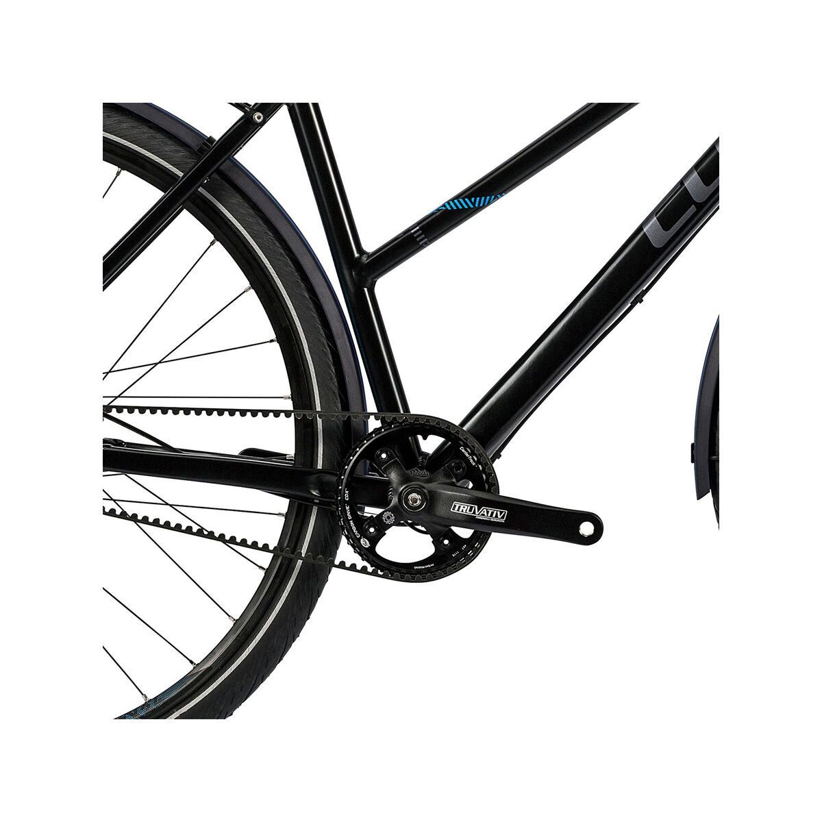 Cube Travel SL Trapeze, black grey flashblue - Bild 3