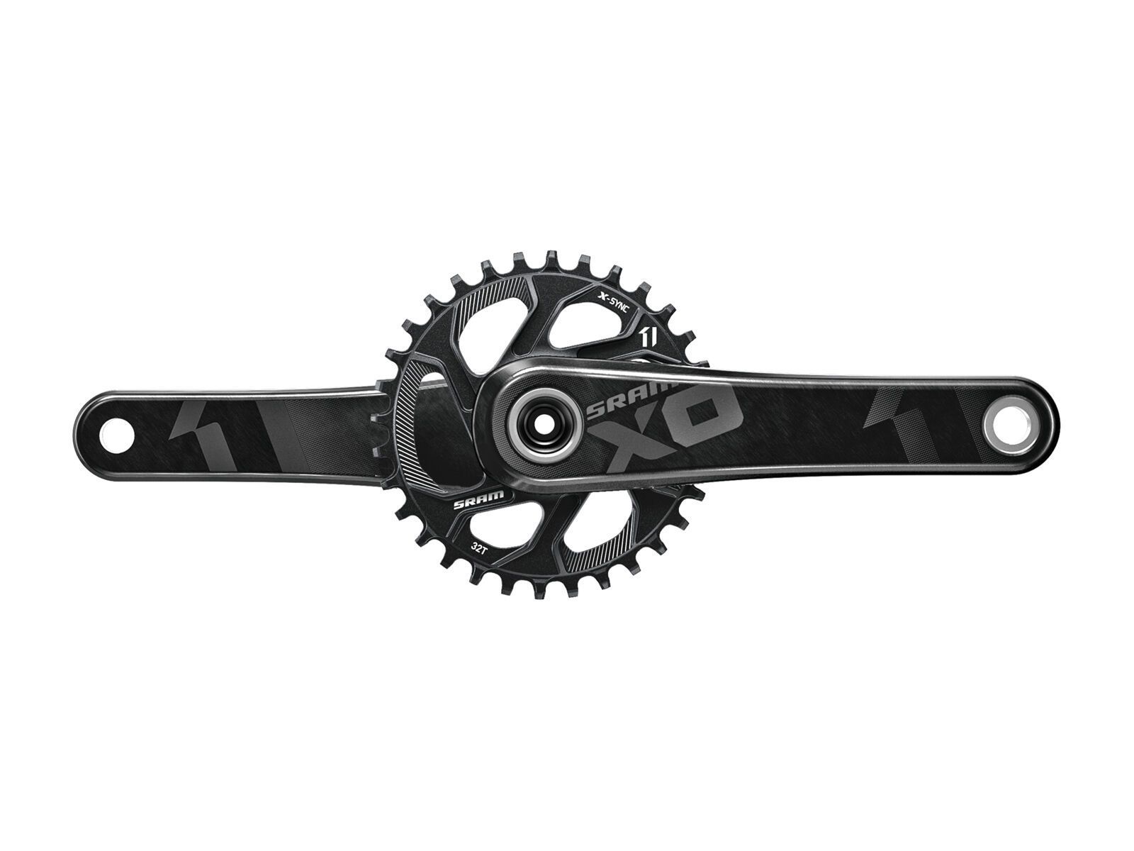 SRAM X01 X-Sync Kurbel - BB30, DM, 32 Z, schwarz - Bild 1