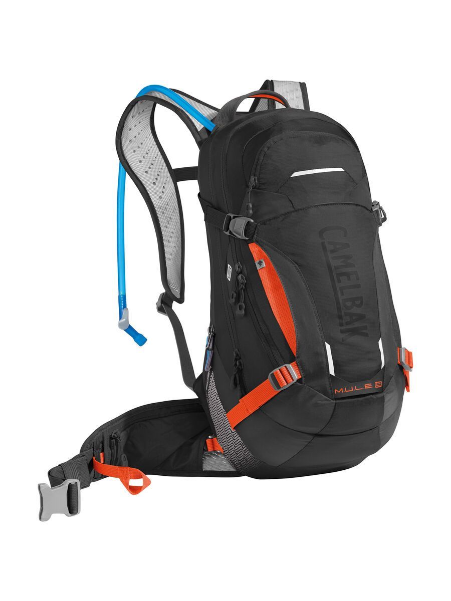 Camelbak M.U.L.E. LR 15 - Trinkrucksack, black/laser orange - Bild 1