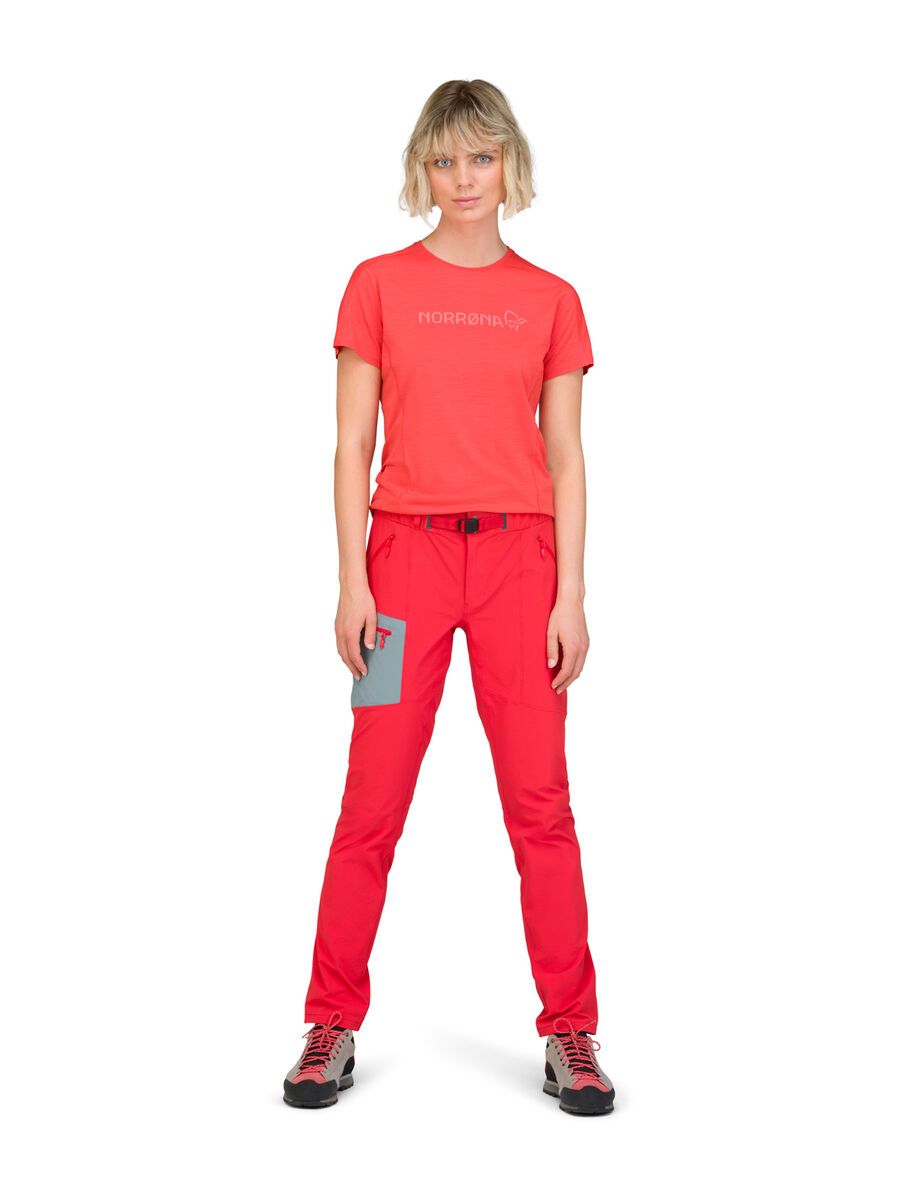 Norrona falketind flex1 Light Pants W's, aura orange - Bild 4