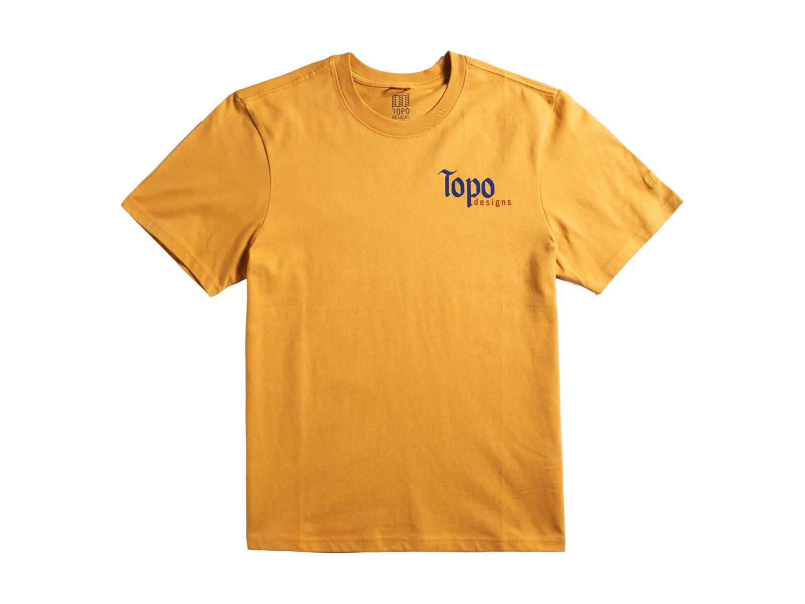 Topo Designs Peak Tee S/S Herren, goldenrod - Bild 1