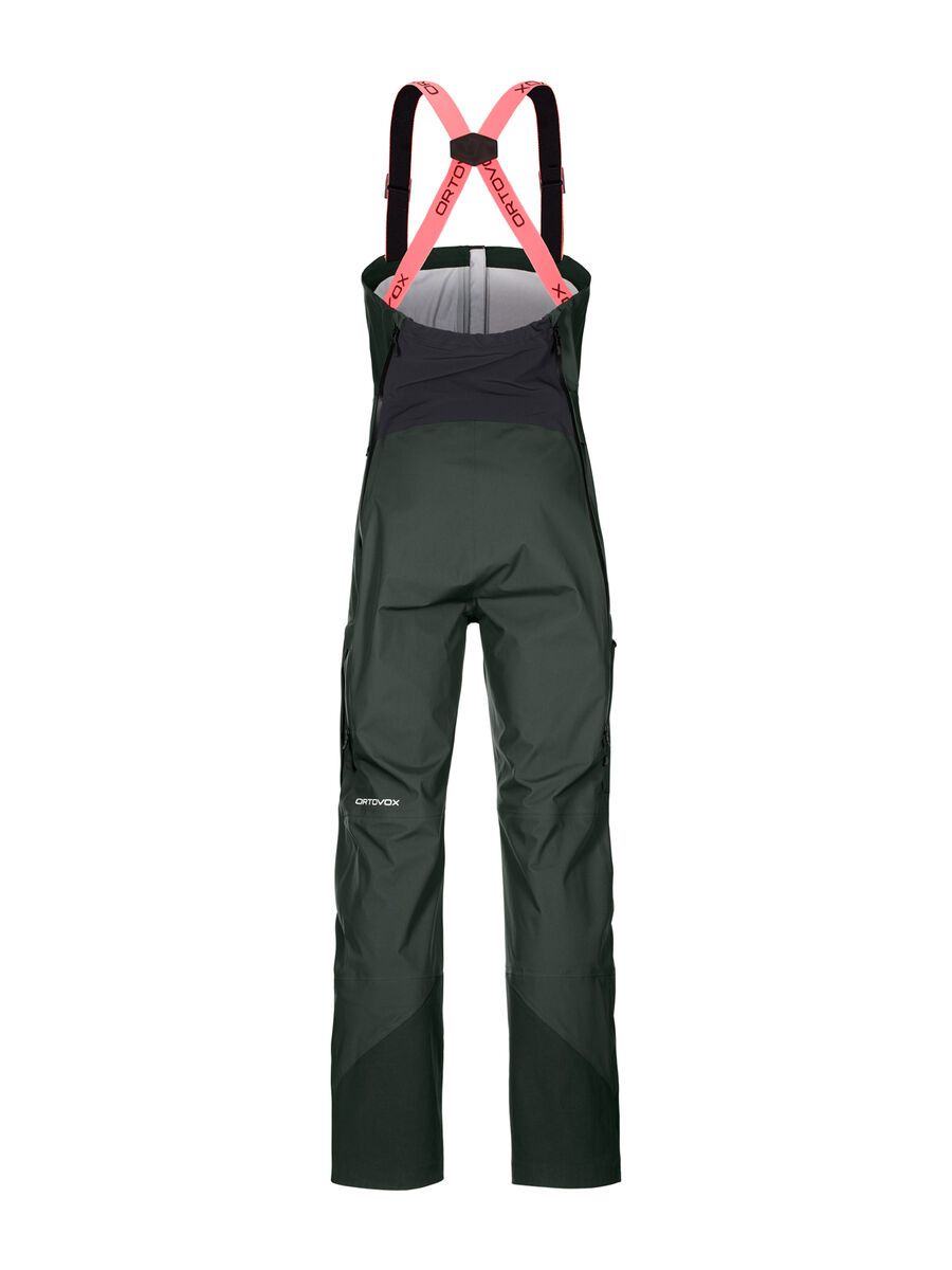 Ortovox 3L Deep Shell Bib Pants W, green pine - Bild 2