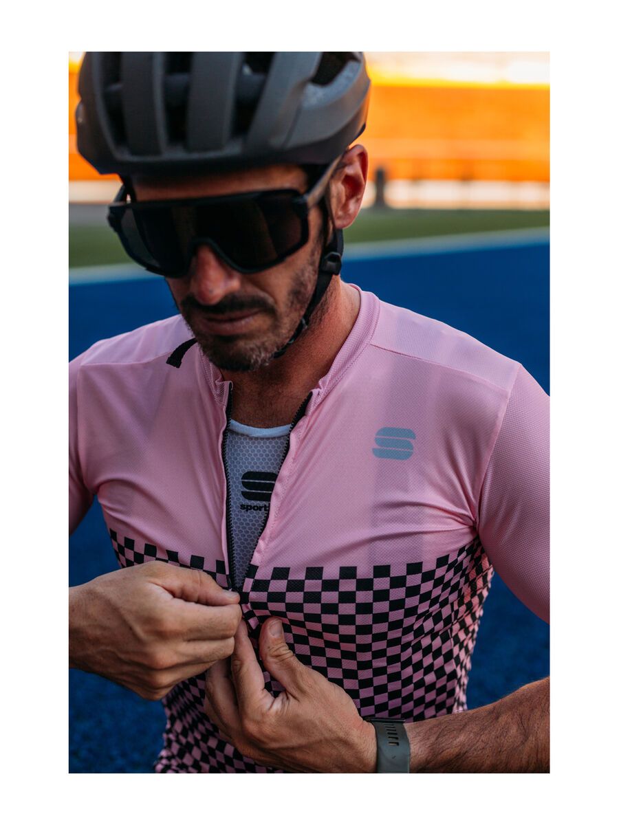 Sportful Checkmate Jersey, pink - Bild 10