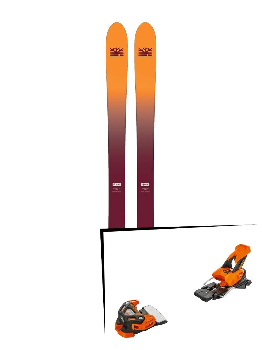 Set: DPS Skis Wailer F99 Foundation 2018 + Tyrolia Attack 16 solid black flash orange - Bild 1