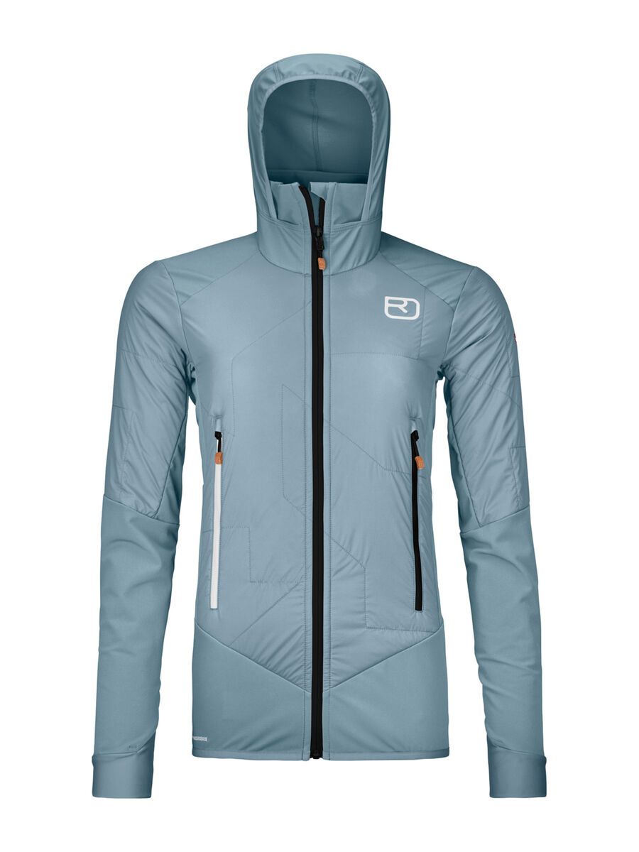 Ortovox Swisswool Col Becchei Hybrid Jacket W, glacier grey - Bild 1