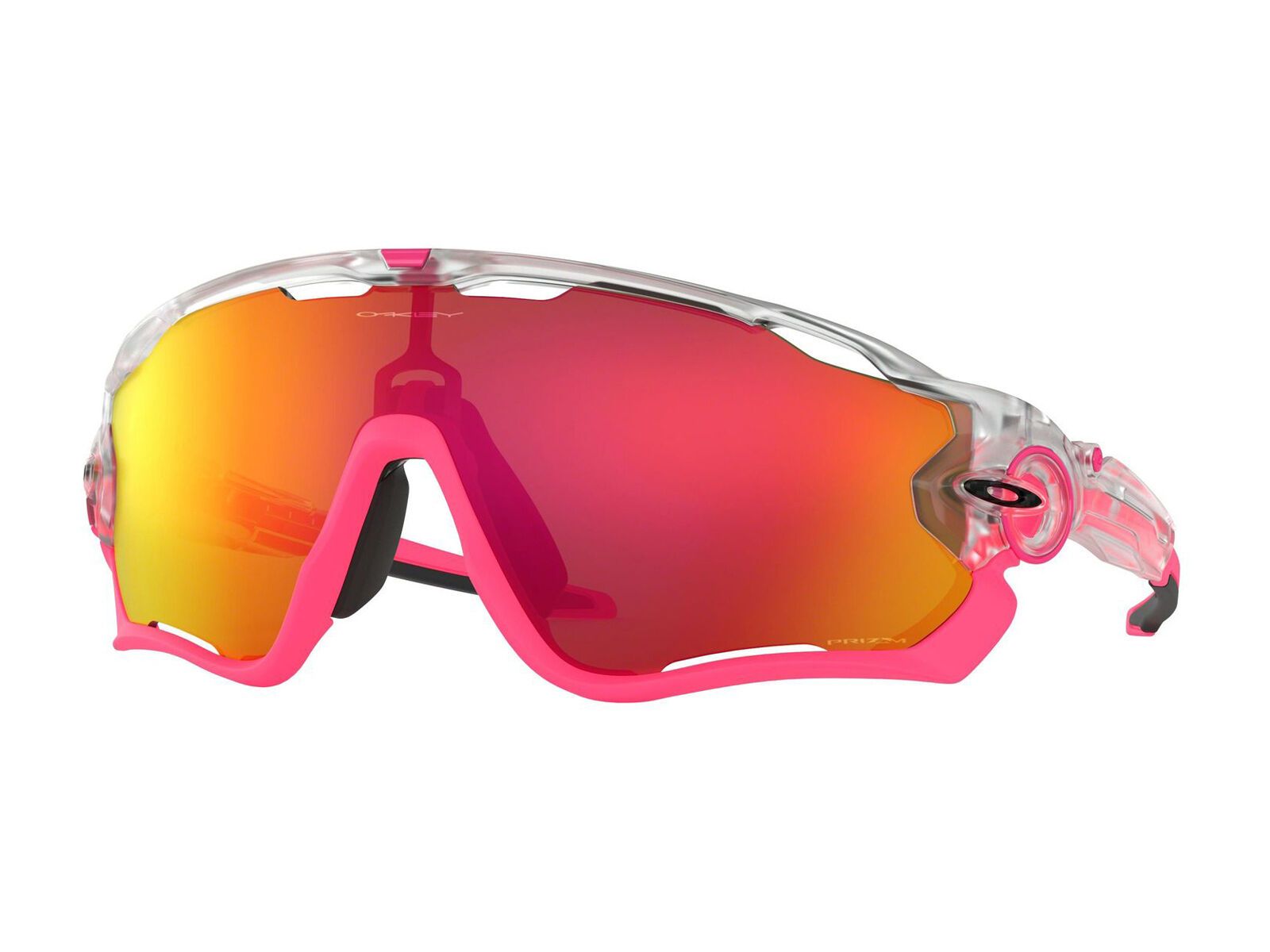 Oakley Jawbreaker Crystal Pop Collection Prizm, matte clear/Lens: prizm ruby - Bild 1
