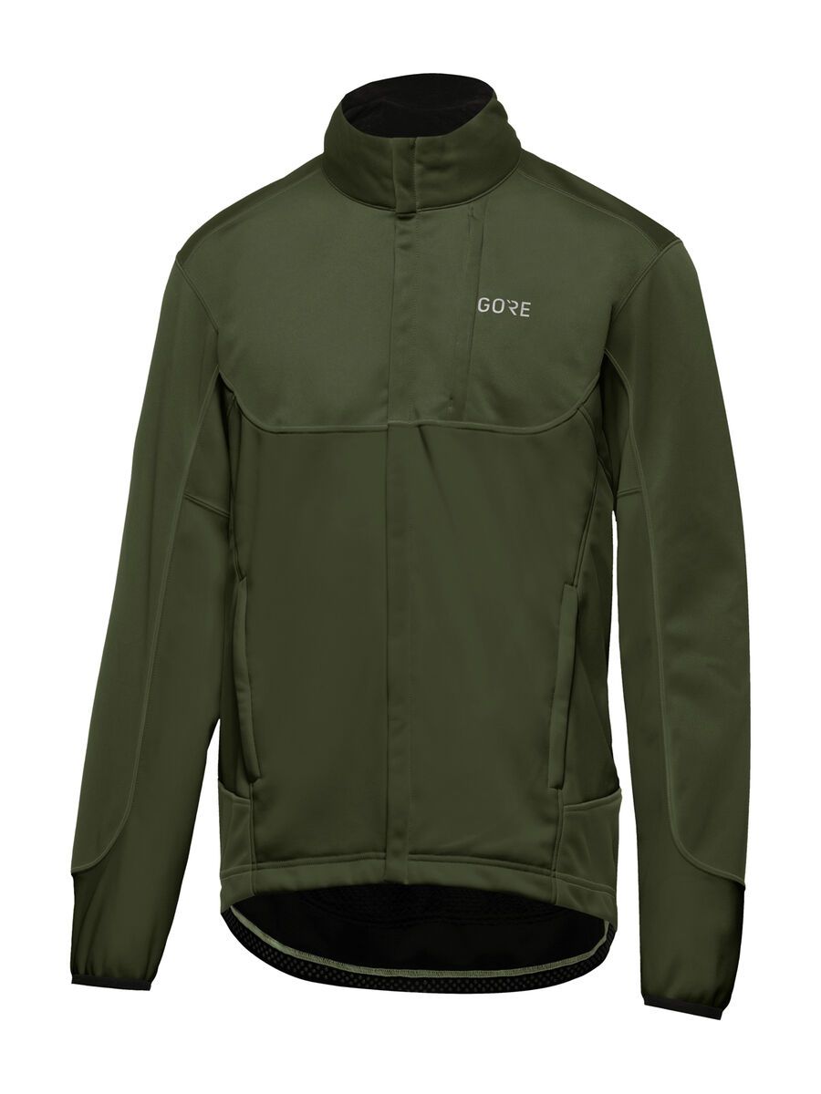 GOREWEAR C5 Windstopper Thermo Trail Jacke, utility green - Bild 2