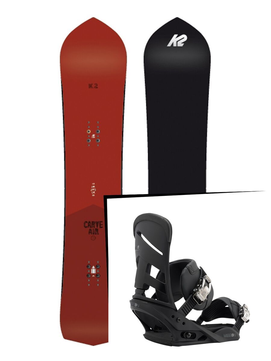 Set: K2 Carve Air 2017 + Burton Mission (1712873S) - Bild 1