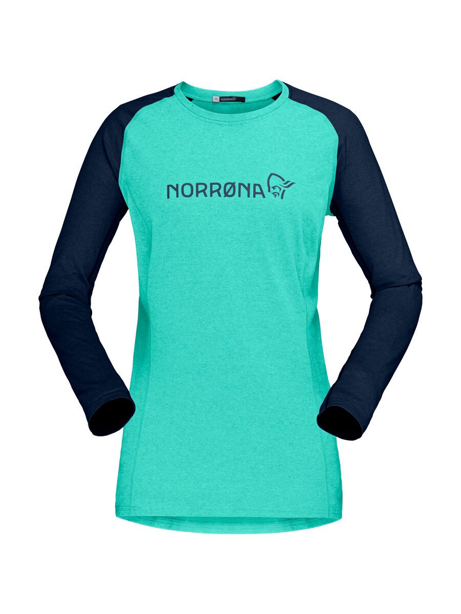 Norrona fjørå equaliser lightweight Long Sleeve W's, arcadia/indigo night - Bild 1