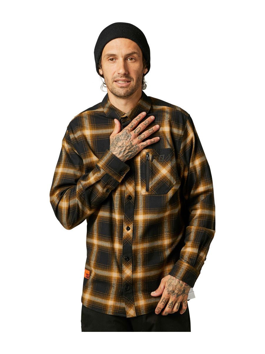 Fox Gamut Stretch Flannel, gold - Bild 3