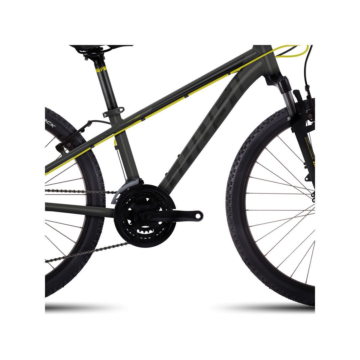 Ghost Kato Kid 2 AL 24, gray/night black/neon yellow - Bild 3