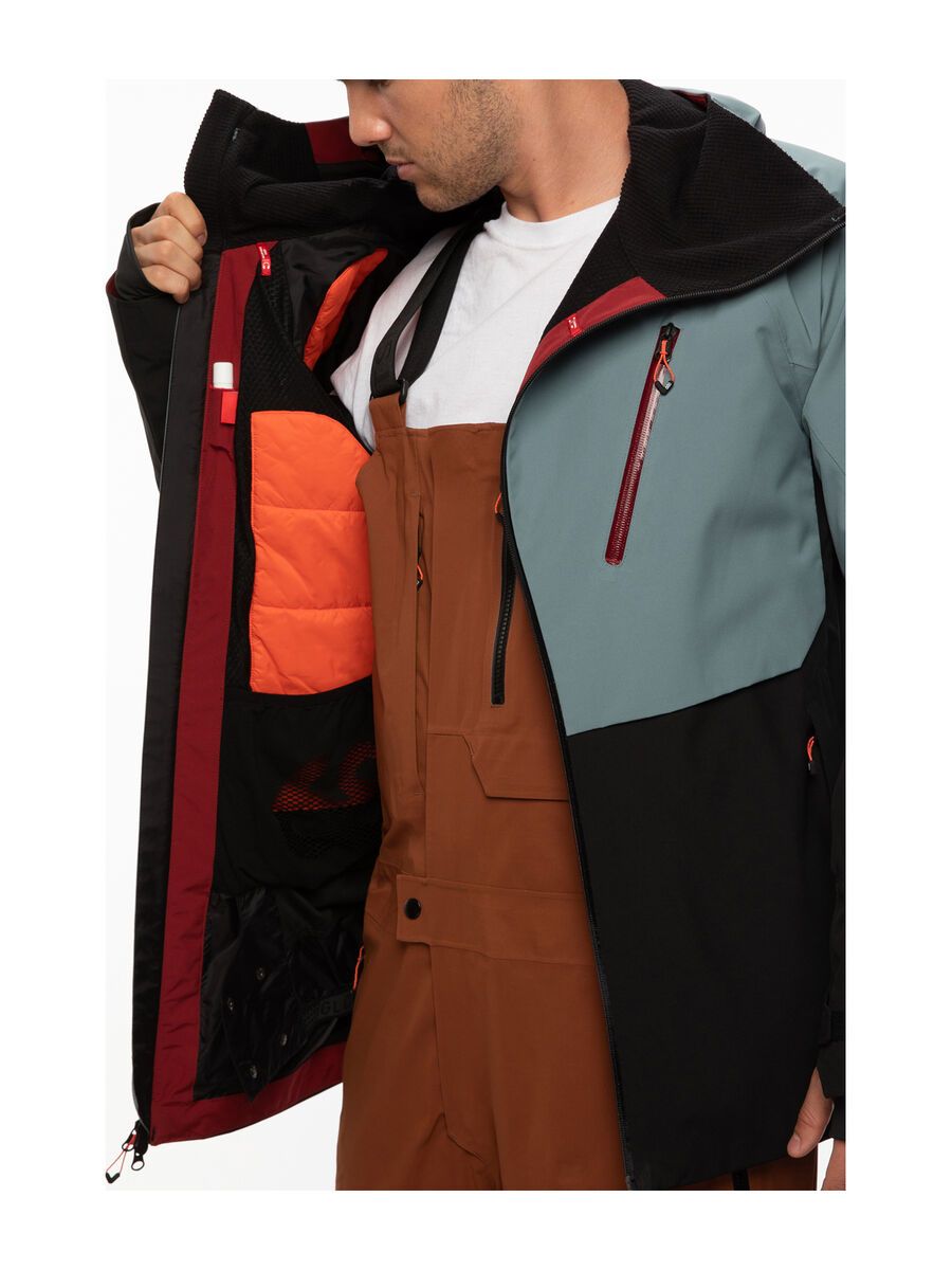 686 Men's GLCR Hydra Thermagraph Jacket, goblin blue colorblock - Bild 7