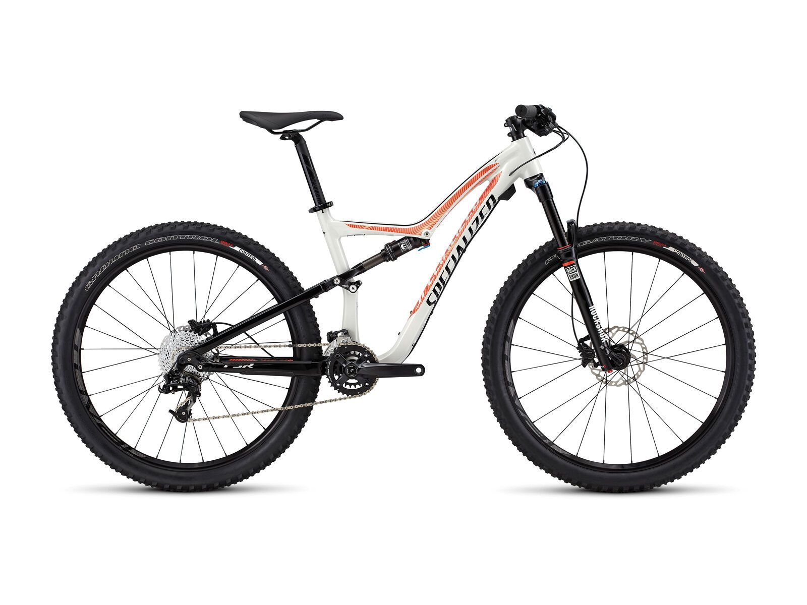 Specialized Rumor Comp 650b, gloss dirty white/black/coral - Bild 1