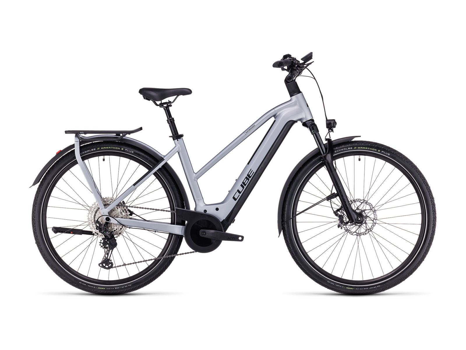 Cube Kathmandu Hybrid SLX 750 Trapeze, polarsilver´n´black - Bild 1