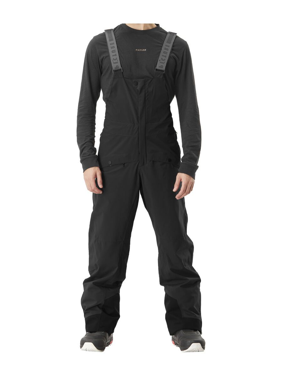 Picture Avening Bib Pants, black - Bild 1