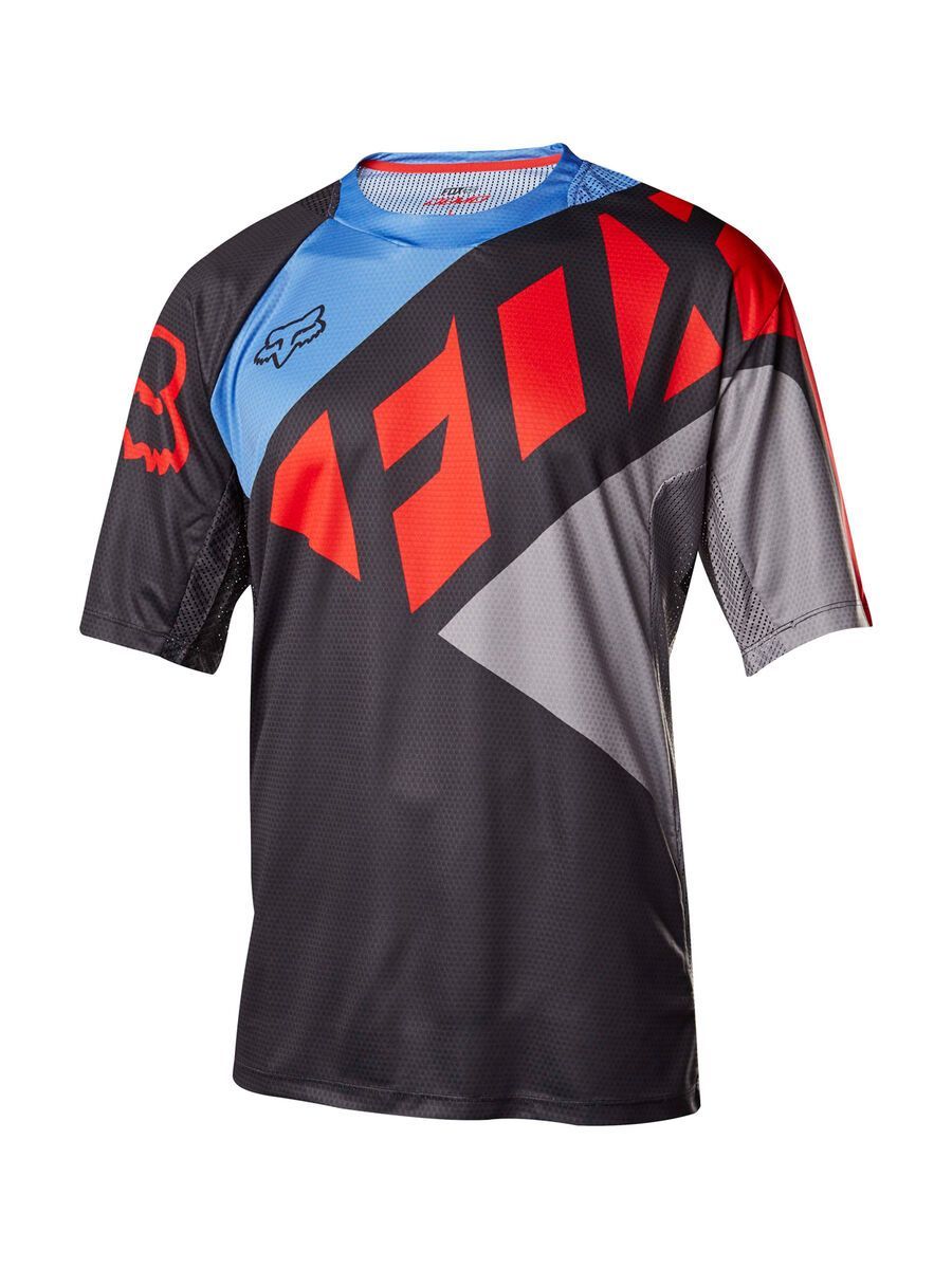 Fox Demo SS Seca Jersey, black/grey/red - Bild 1