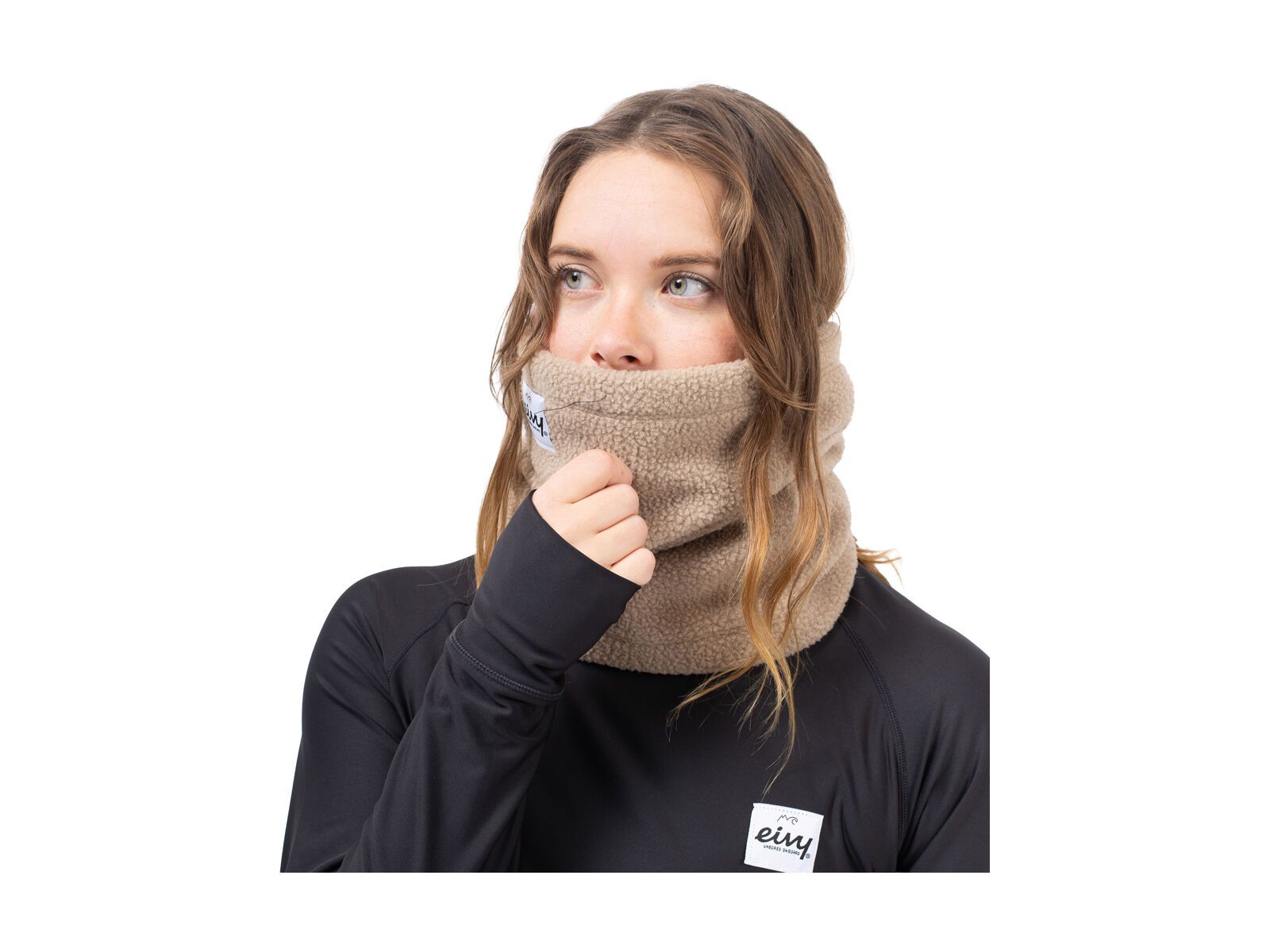 Eivy Beanie Sherpa Neckwarmer, sand - Bild 2