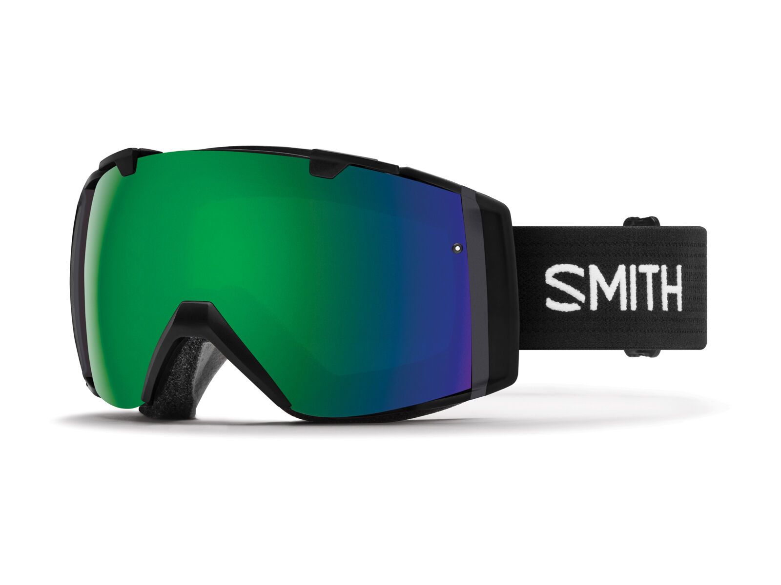 Smith I/O inkl. Wechselscheibe, black/Lens: sun green mirror chromapop/storm rose flash - Bild 1