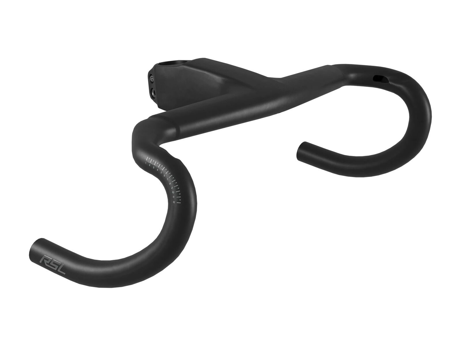 Trek Aero RSL Road Integrierte Lenker/Vorbau-Einheit 37/40 / -7°, deep smoke matt - Bild 1