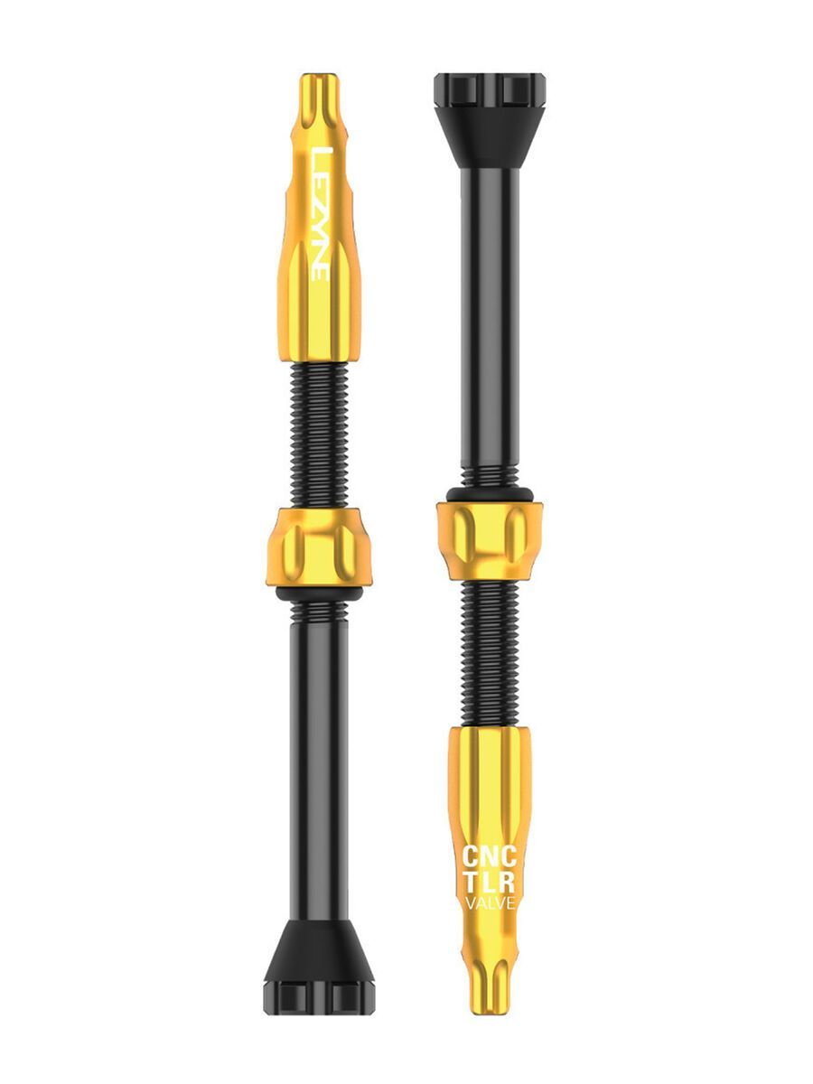 Lezyne CNC TLR Valves - 60 mm, gold - Bild 1