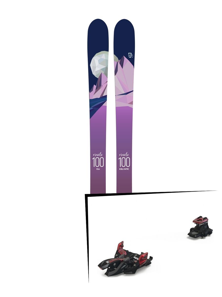 Set: Icelantic Oracle 100 2018 + Marker Alpinist 12 (2319300) - Bild 1