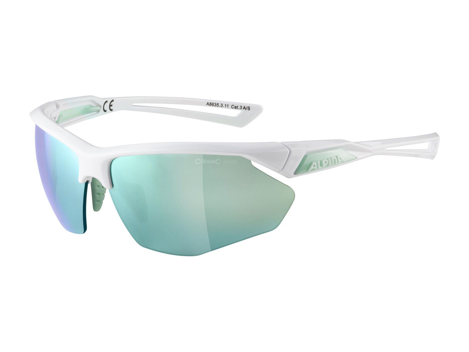 Alpina Nylos HR Mirror Emerald, white-pistachio - Bild 1