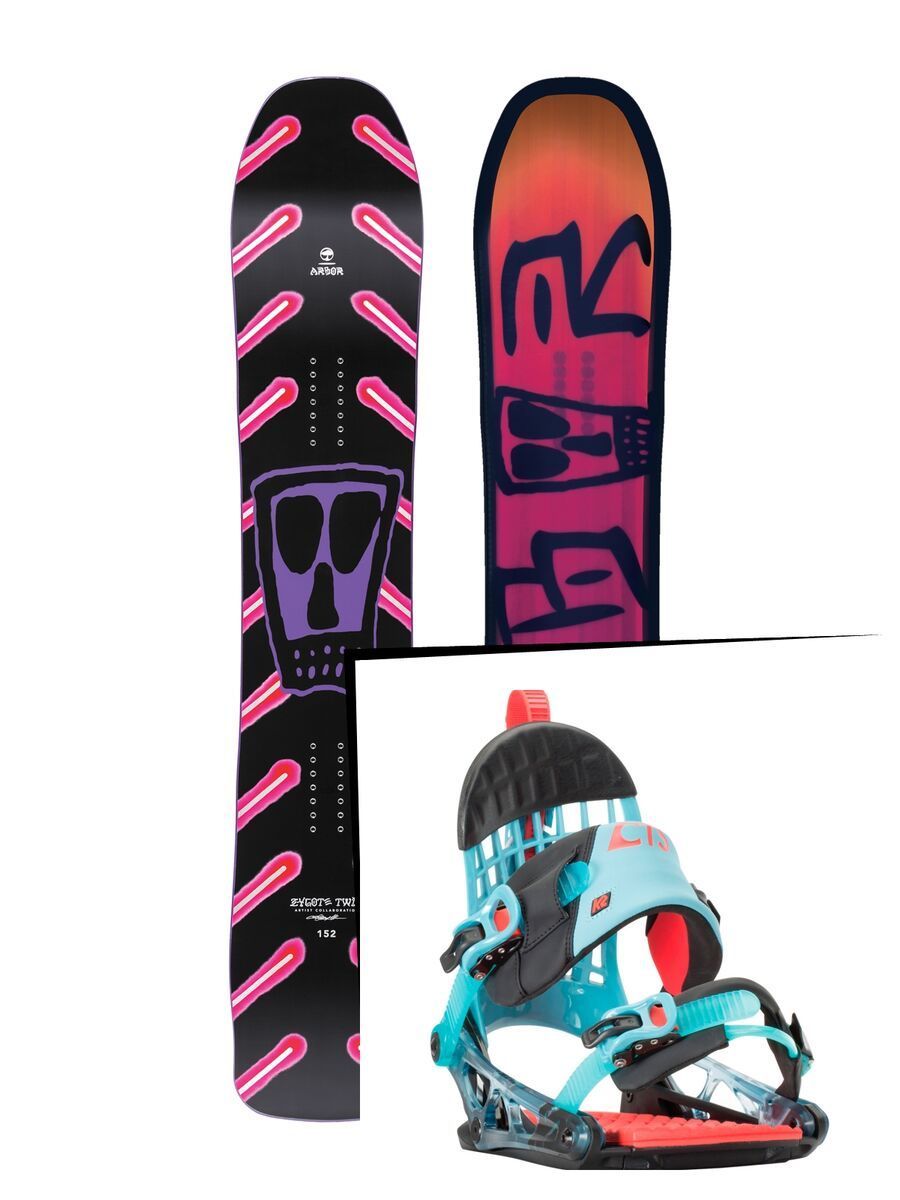 Set: Arbor Zygote Twin 2017 + K2 Cinch CTS (1488386S) - Bild 1