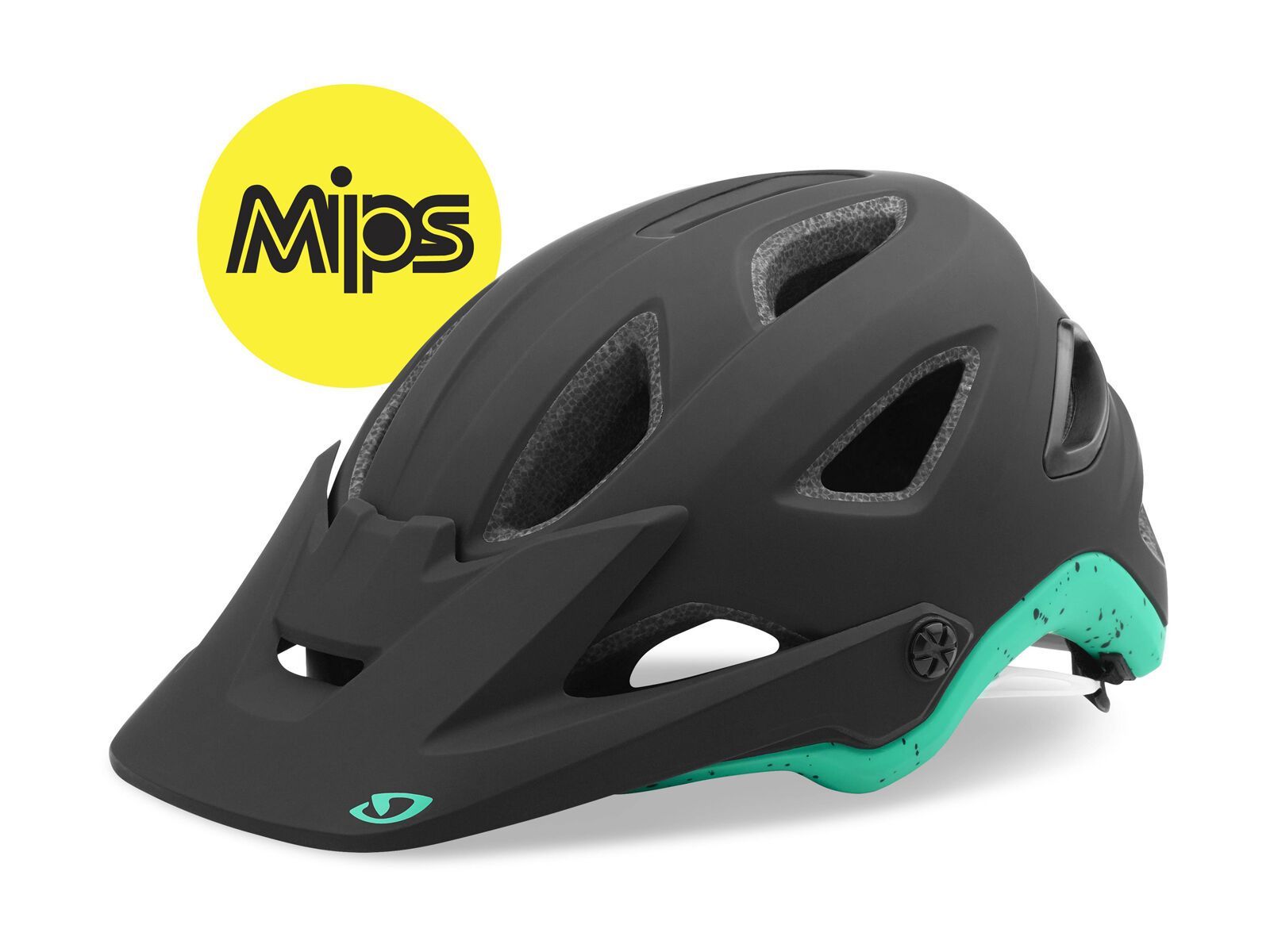 Giro Montaro MIPS, matte black turqoise - Bild 1
